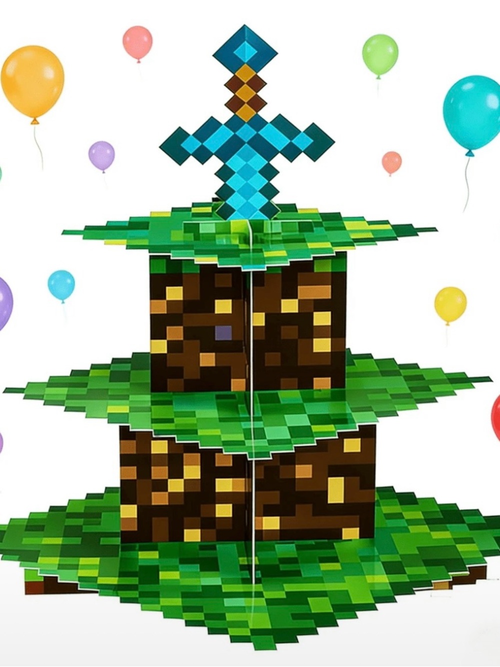 Minecraft Bday Deco 💚